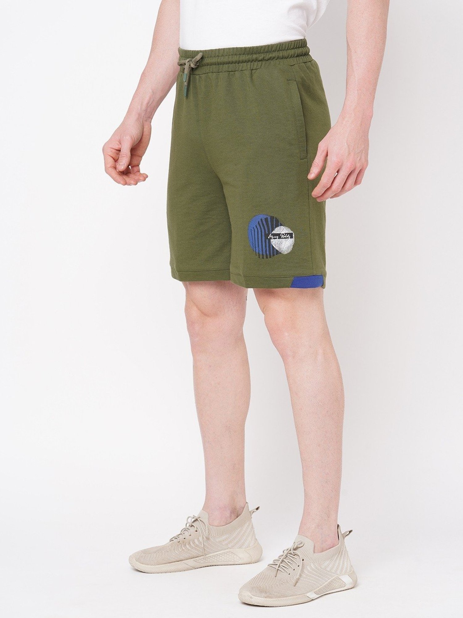 Fitz Olive Slim Fit Shorts