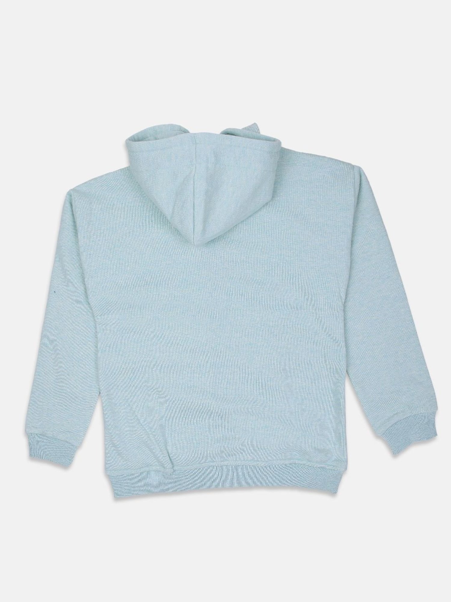 ZIAMA Kids Blue Printed Full Sleeves Sweatshirt