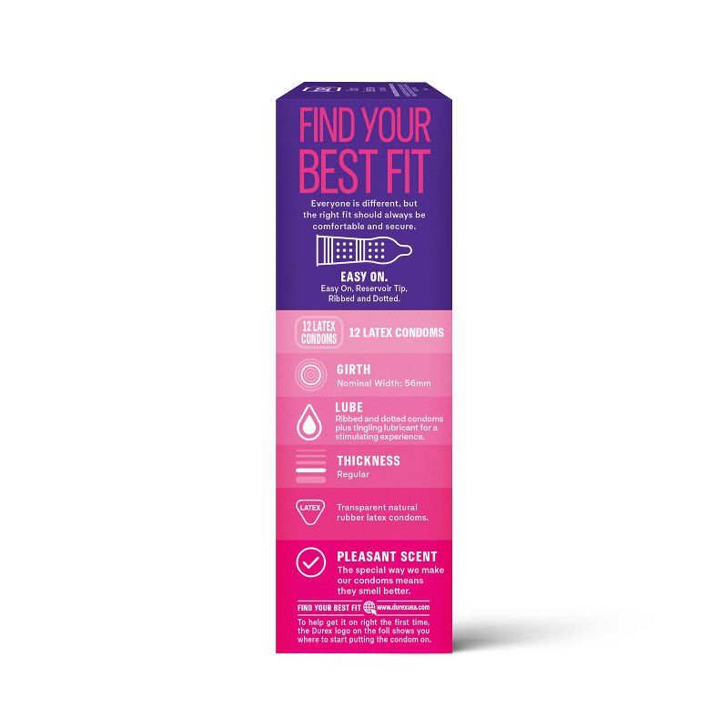 Durex Extra Sensitive Stimulating Condoms - 12ct