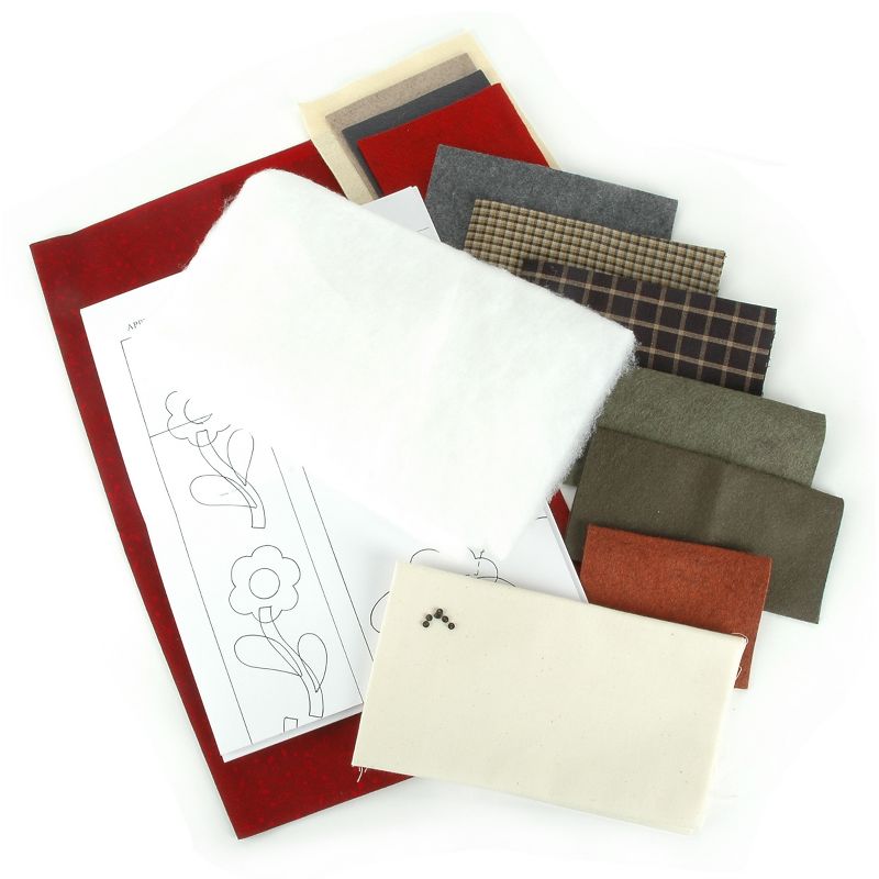 Rachel's Of Greenfield Wall Quilt Kit 13"X15"-Wooly Sheep