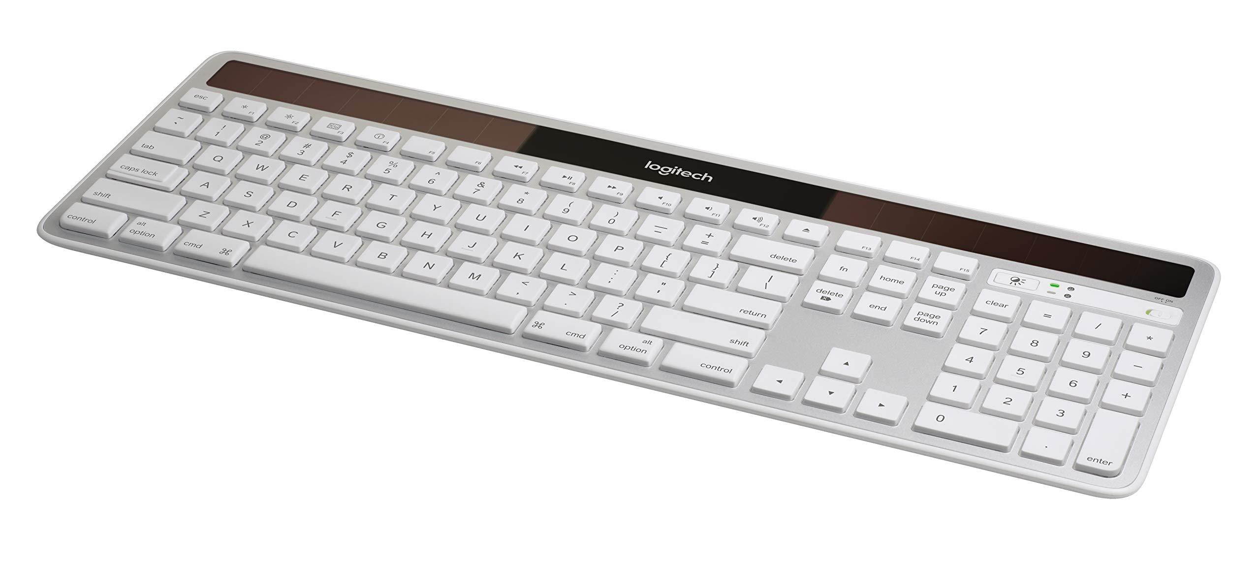 NEW Logitech 920-003472 K750 Thin Solar Wireless Keyboard KB for MAC SILVER