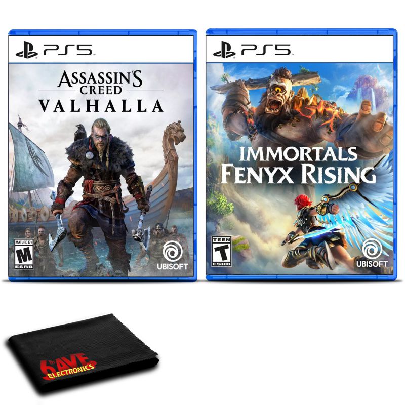 Assassin&rsquo;s Creed Valhalla and Immortals Fenyx Rising for PlayStation 5 - Two Game Bundle