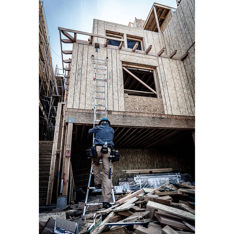 Little Giant Ladder Systems 300 lb ANSI Type IA rated Aluminum Ladder Gray