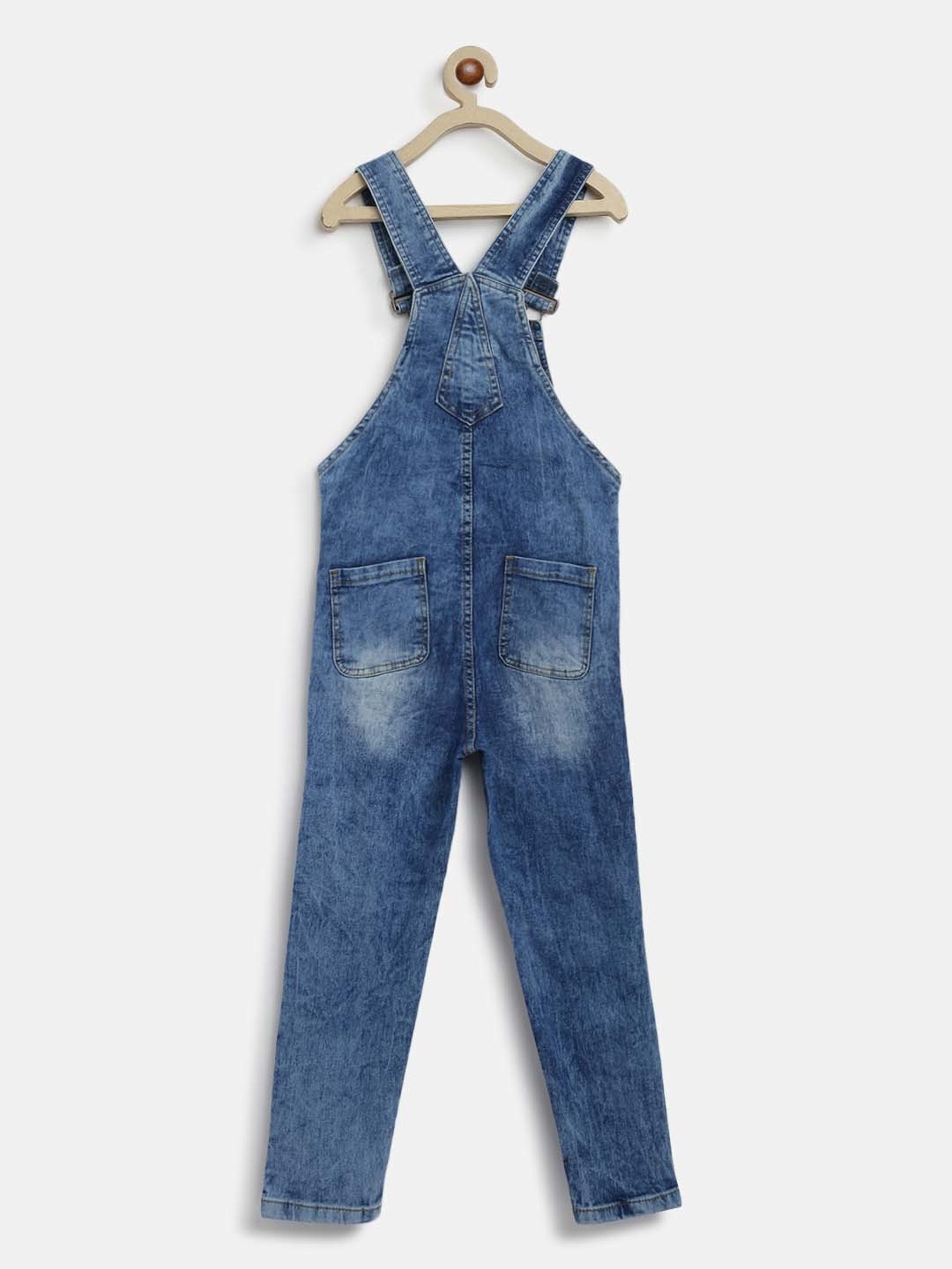 Juniors by Lifestyle Kids Mid Blue Cotton Casual Coordinate Set