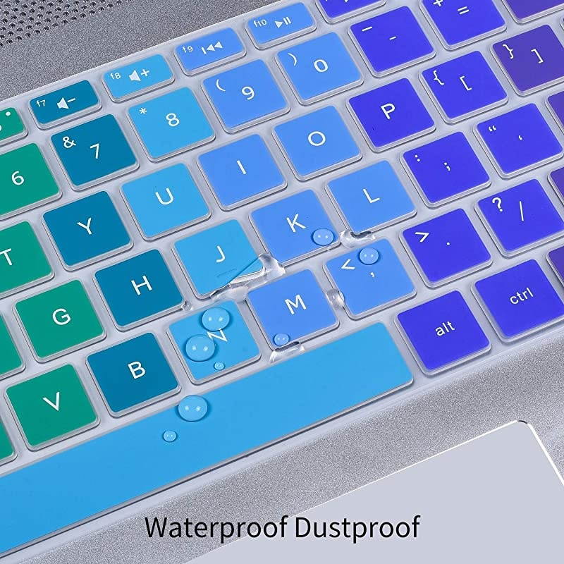 Keyboard Cover for 2019 HP Pavilion Newest 17 173 inch 2019 HP Envy 17 17t 17m 17ae 17bs 17bw 17ar050wm 17ae111dx 17by1033dx 17mbw0013dx Rainbow