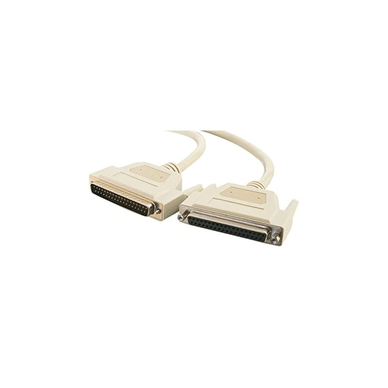 02689 DB37 MF Serial RS232 Extension Cable Beige 6 Feet 182 Meters
