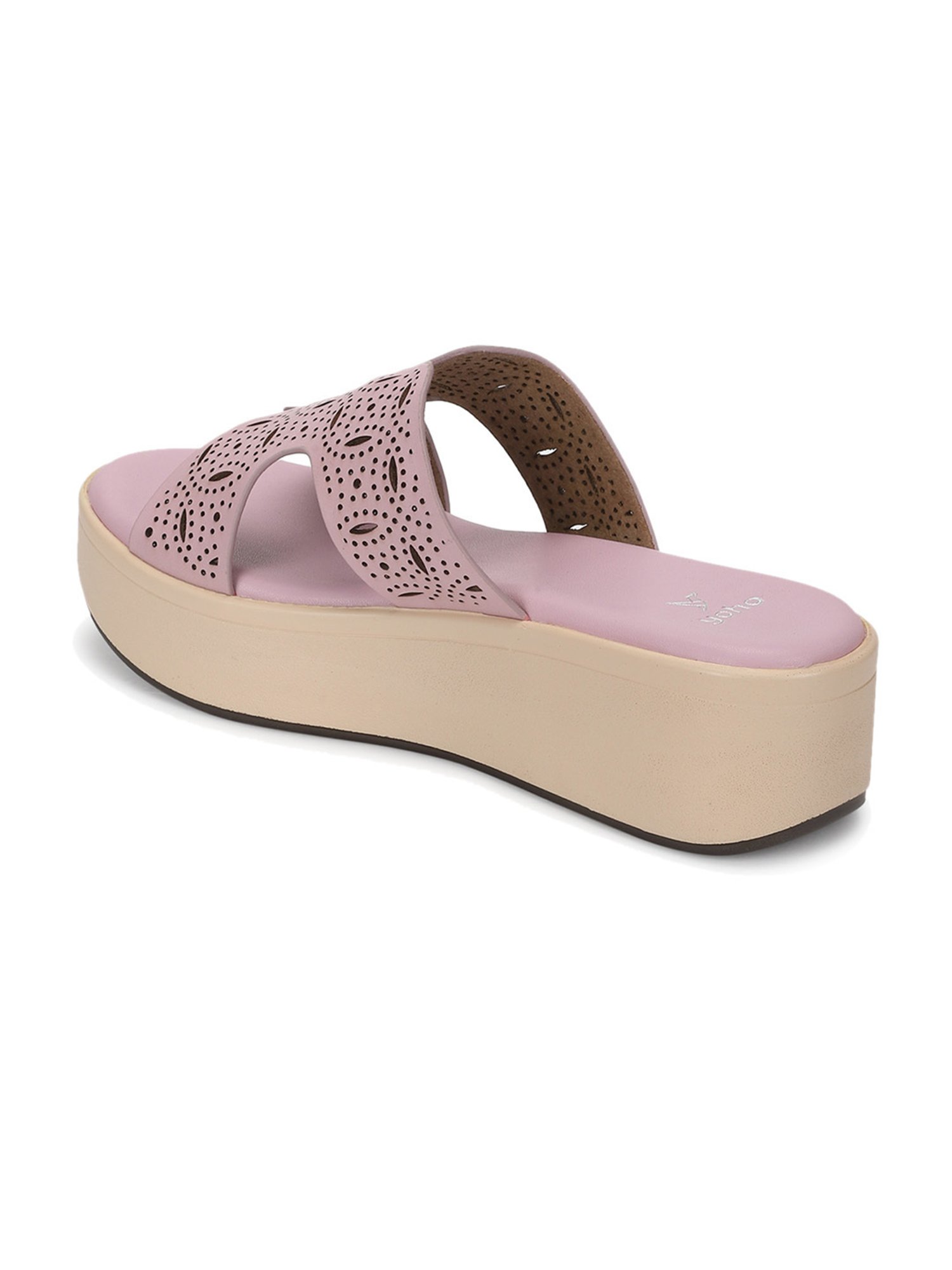 Yoho Women's Pastel Lavender Casual Wedges