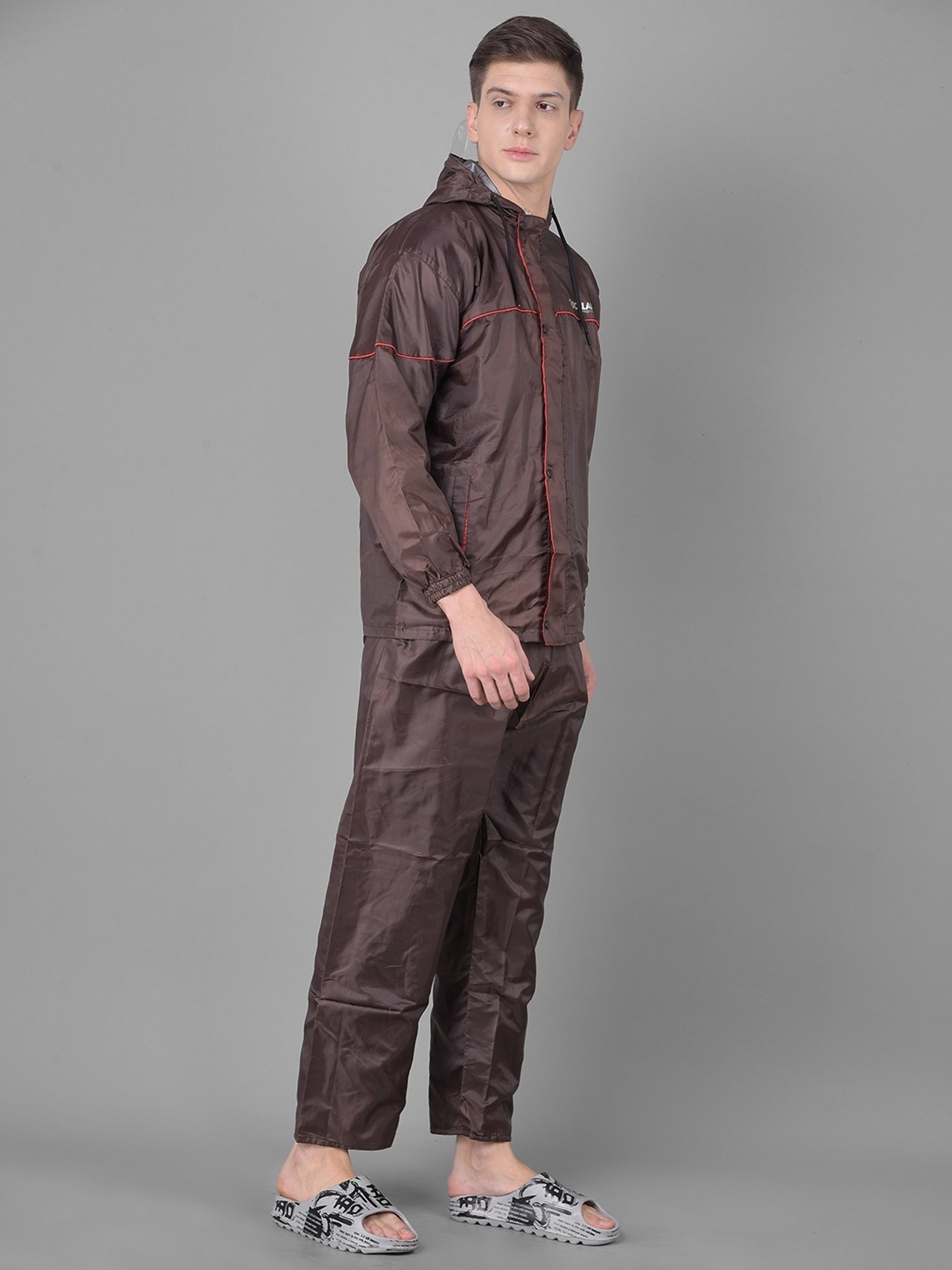 Dollar Brown Regular Fit Raincoat Set