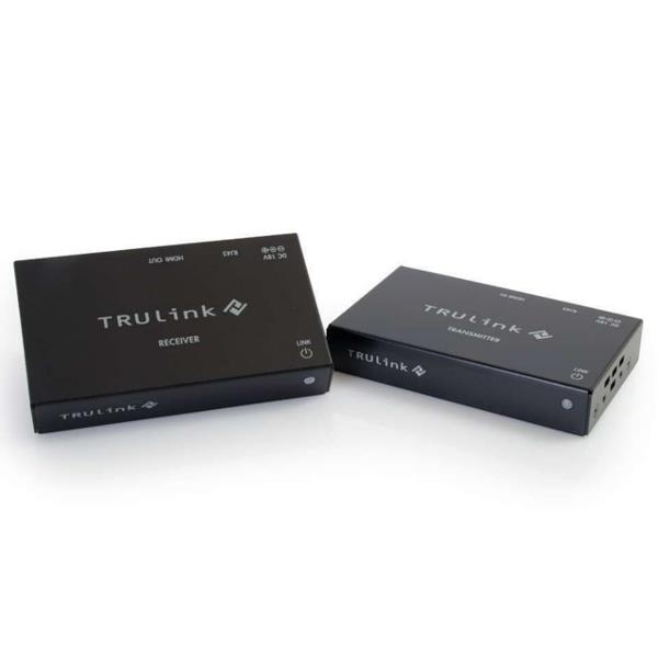 C2G 29210 C2G TruLink HDMI over Cat5 Extender Box Transmitter to Box Receiver Kit - 1 Input Device - 1 Output Device - 300 ft Range - 2 x Network (RJ-45) - 1 x HDMI In - 1 x HDMI Out - Full HD - 1920