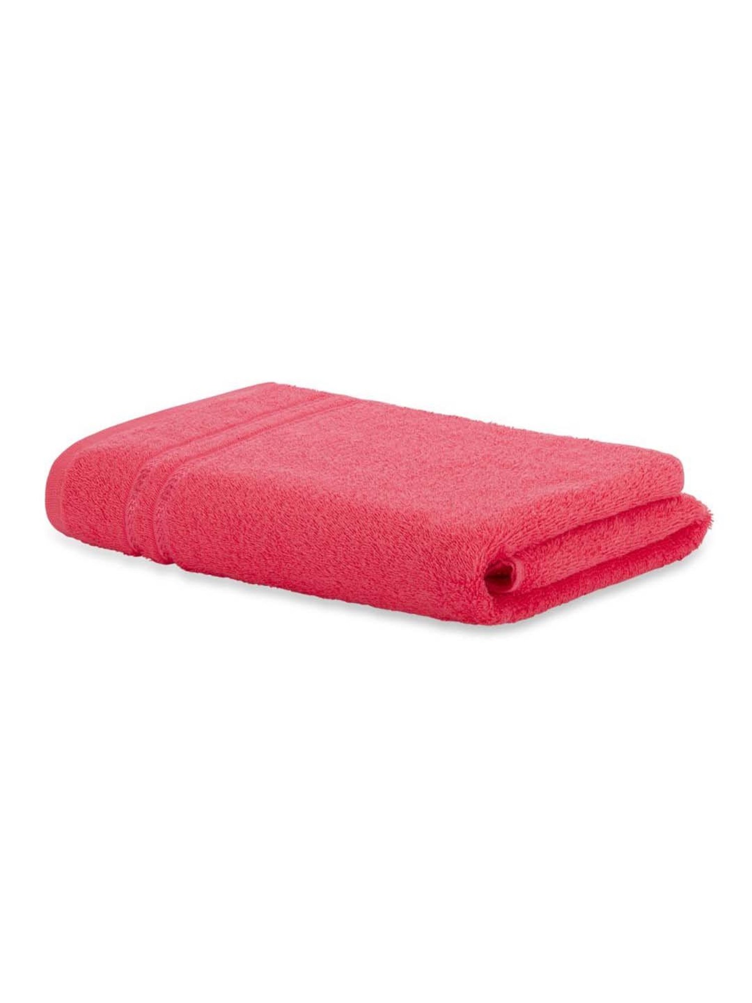 Welspun Quick Dry Coral Cotton 380 GSM Bath Towel