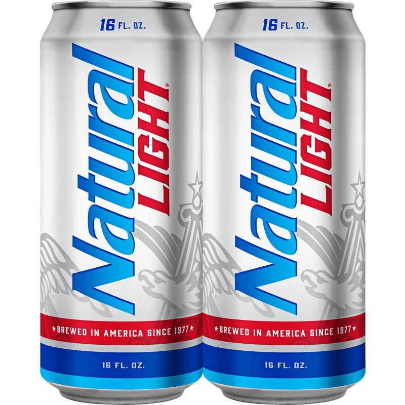 Natural Light Beer - 4pk/16 fl oz Cans