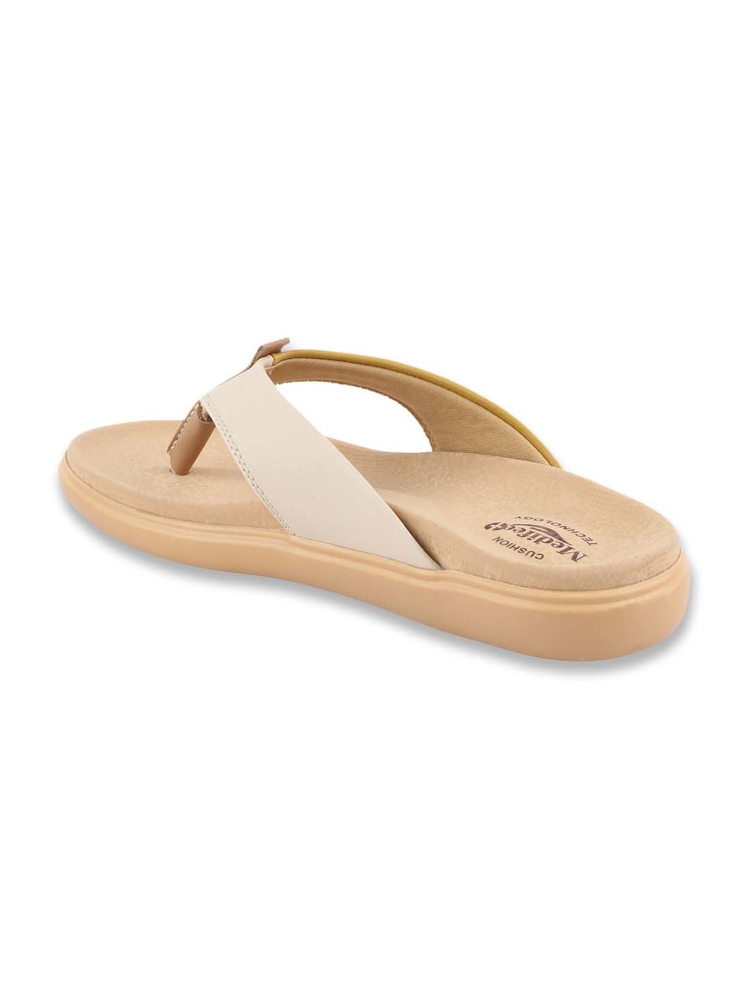 MediFeet Women's Mustard Thong Sandals