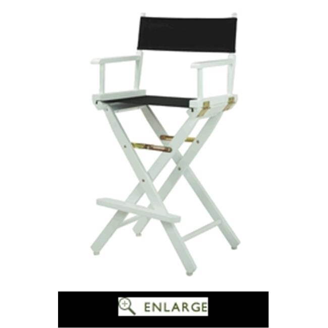 Casual Home 230-02-021-15 30 in. Directors Chair Black Frame with Black Canvas