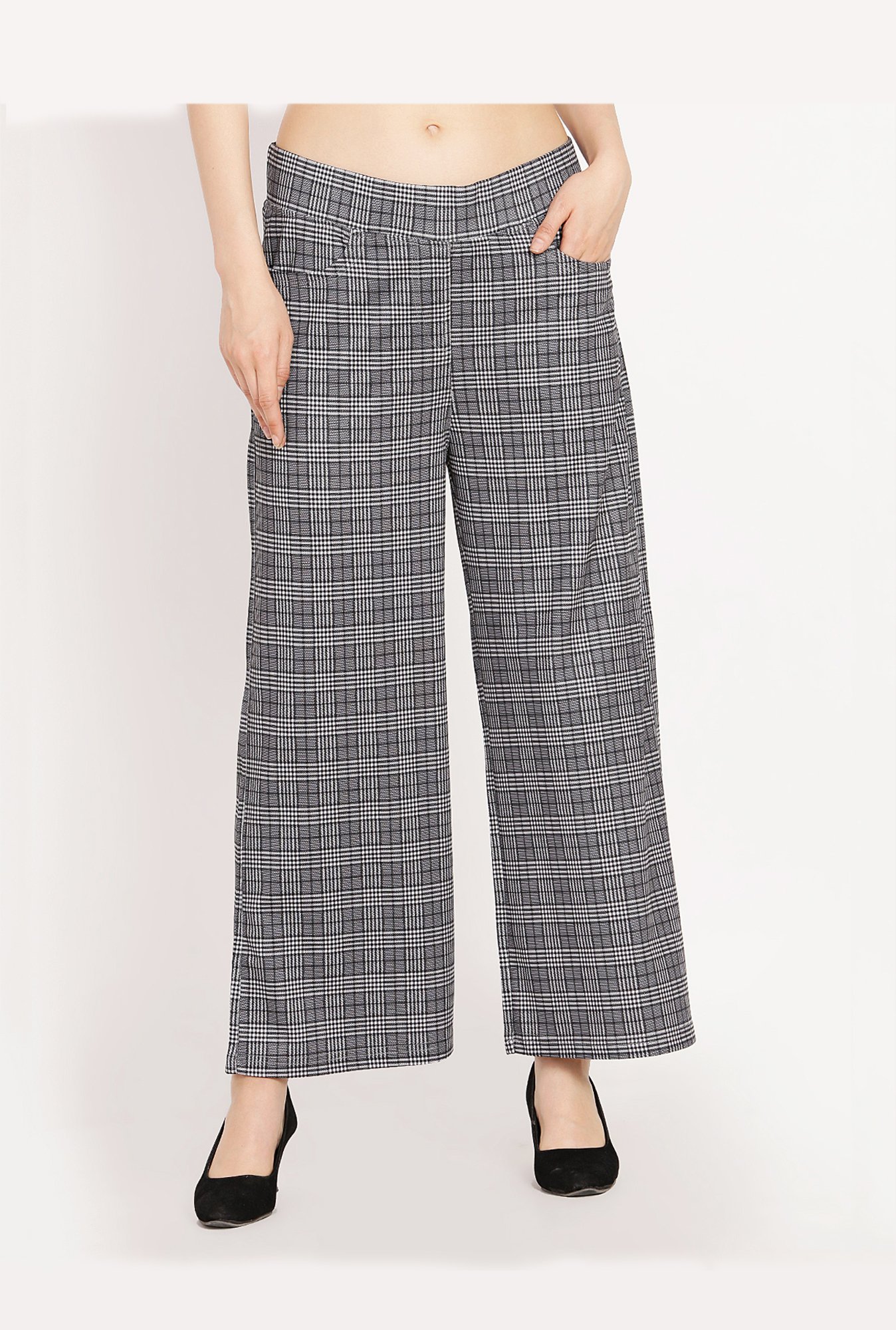 Westwood Grey Checks Trousers