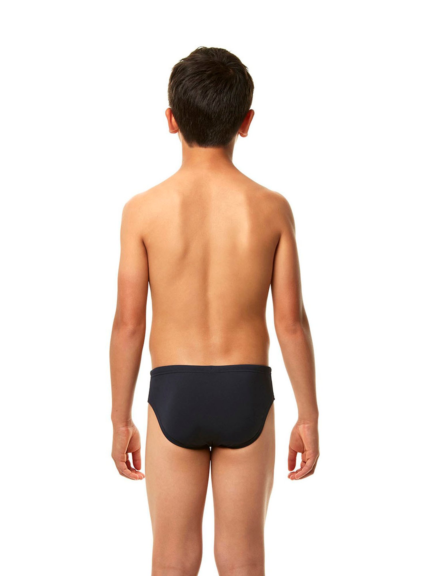 Speedo Kids Black Solid Brief