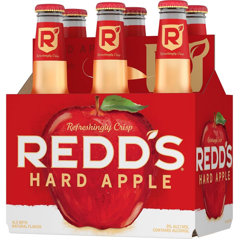 Redd's Hard Apple Ale Beer - 6pk/12 fl oz Bottles