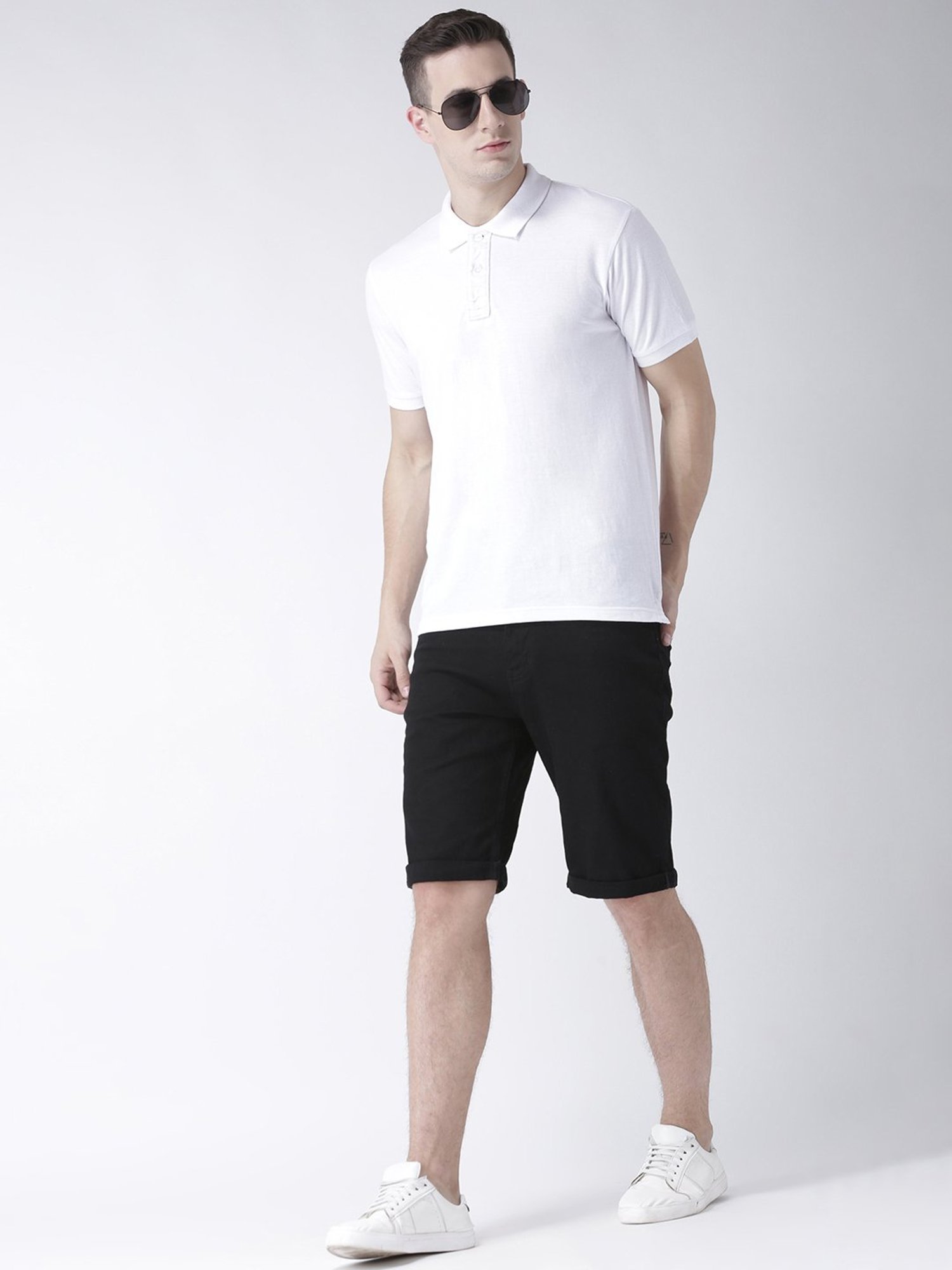 Club York White Polo T-Shirt