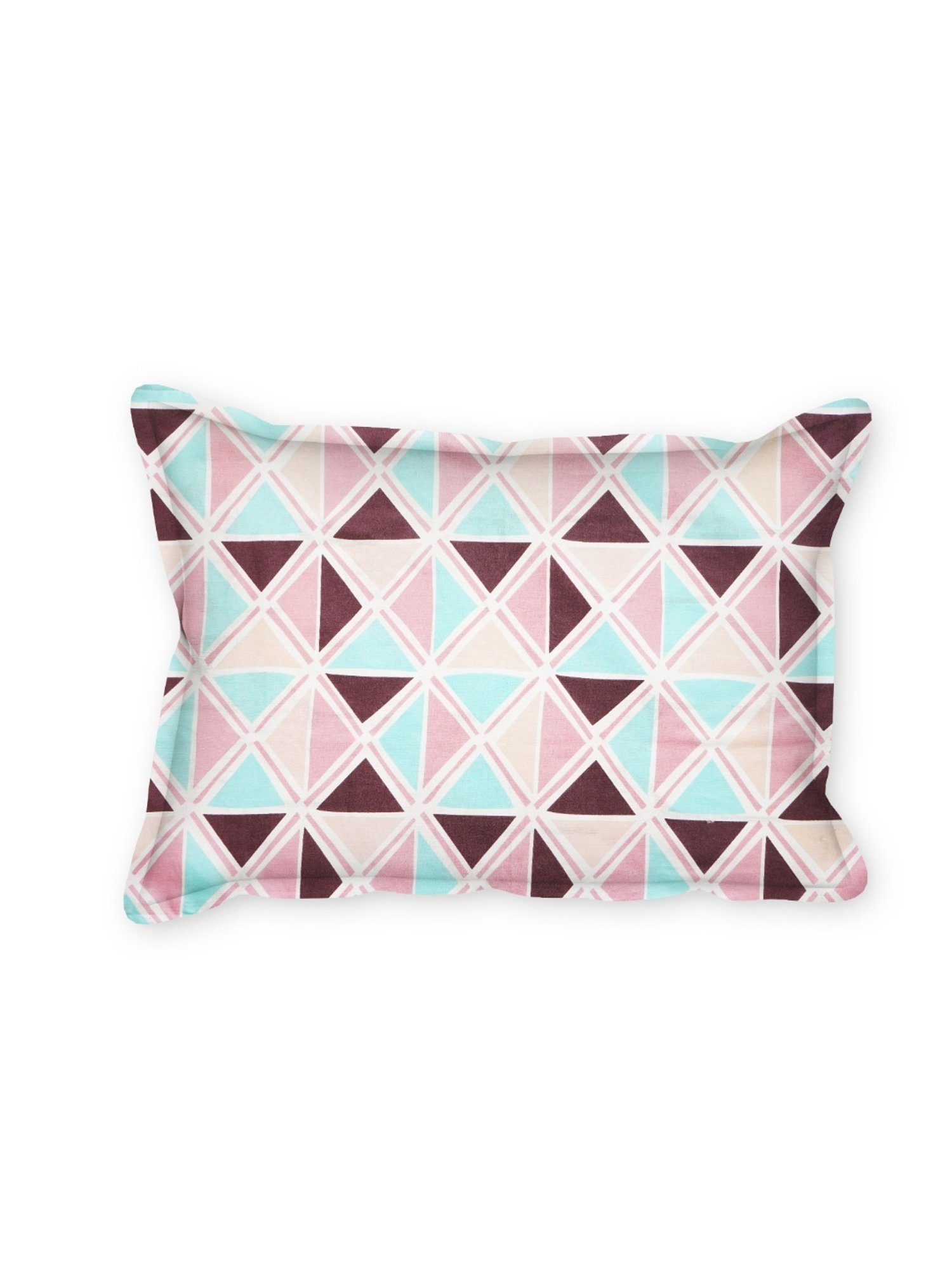 SEJ by Nisha Gupta Floral Pink 160 TC Cotton Single Bed Sheet with 1 Pillow Cover