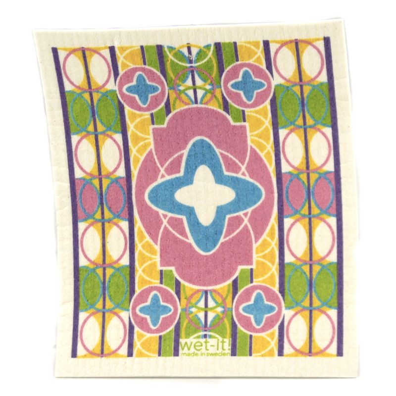 Swedish Dish Cloth 7.75" Llama Design Set Absorbent Cleaning Cloth  -  Dish Cloth