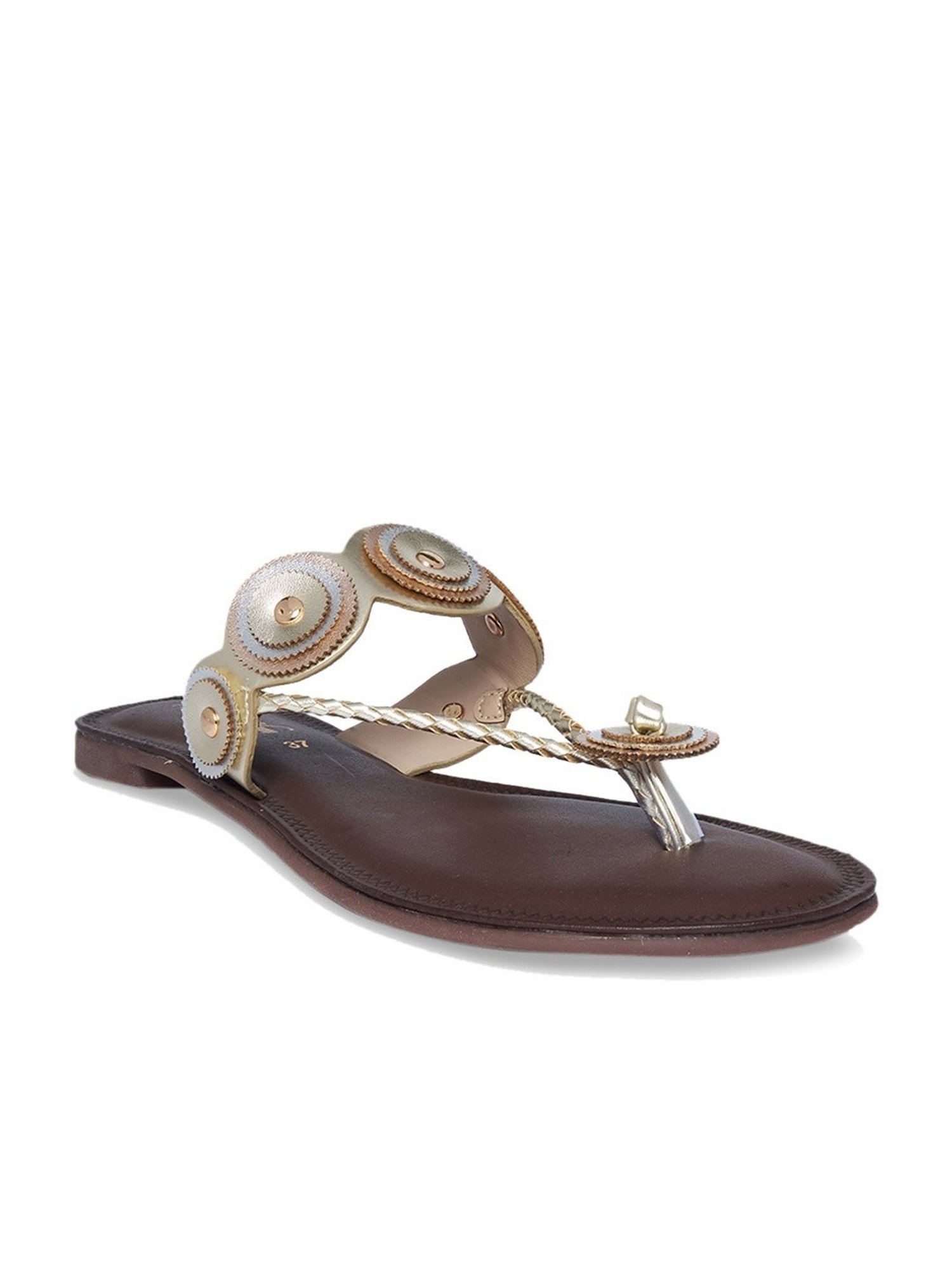 Forever Glam by Pantaloons Women's Multicolor Thong Sandals