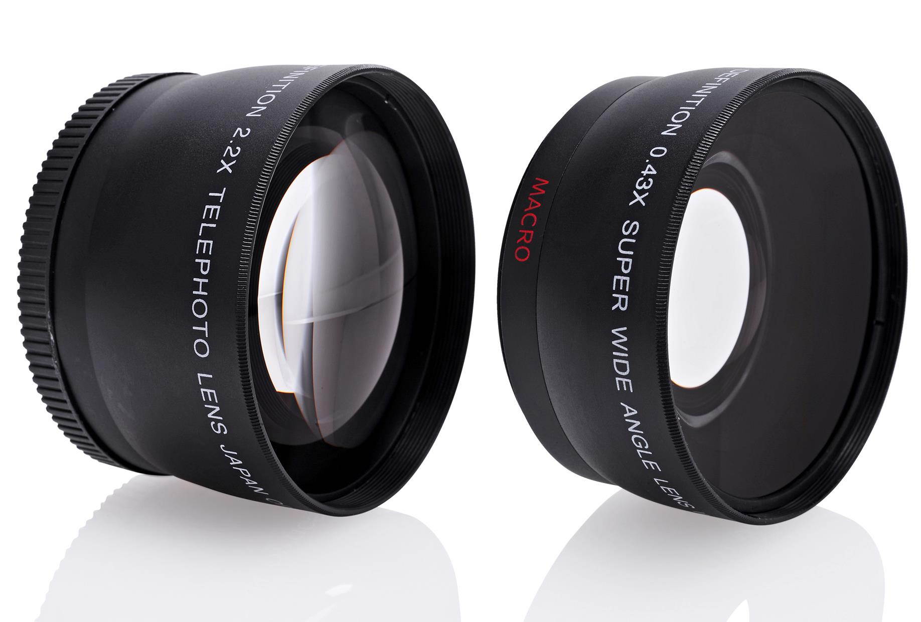 Nikon D610 24.3MP 1080P DSLR Camera w/ Wi-Fi & GPS Ready + 5 Lens - 18 to 2600mm - 128GB - 30PC Kit - Nikon 18-55VR - Nikon 70-300G - Opteka 650-2600mm - Opteka 2.2x Tele - 0.43x Wide/Macro