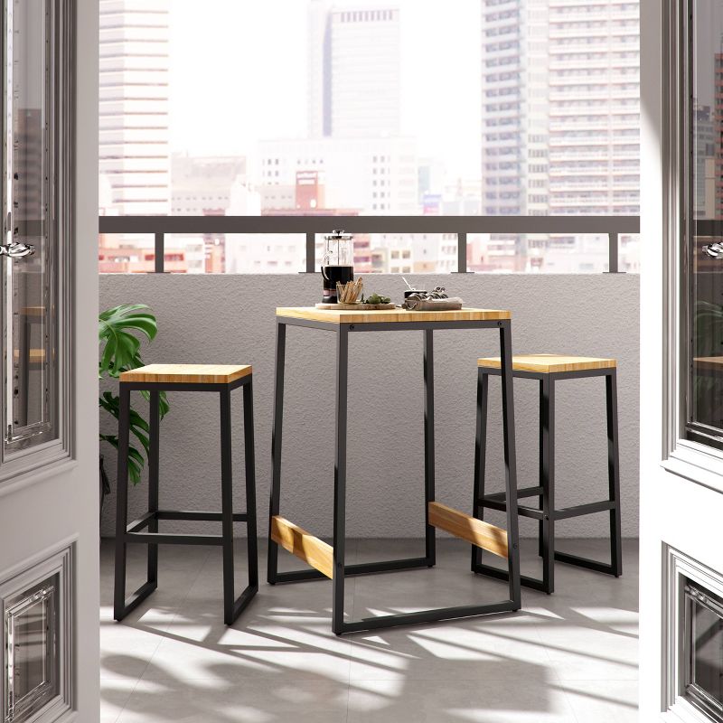 Berlin 3pc Patio Bistro Set - Merry Products