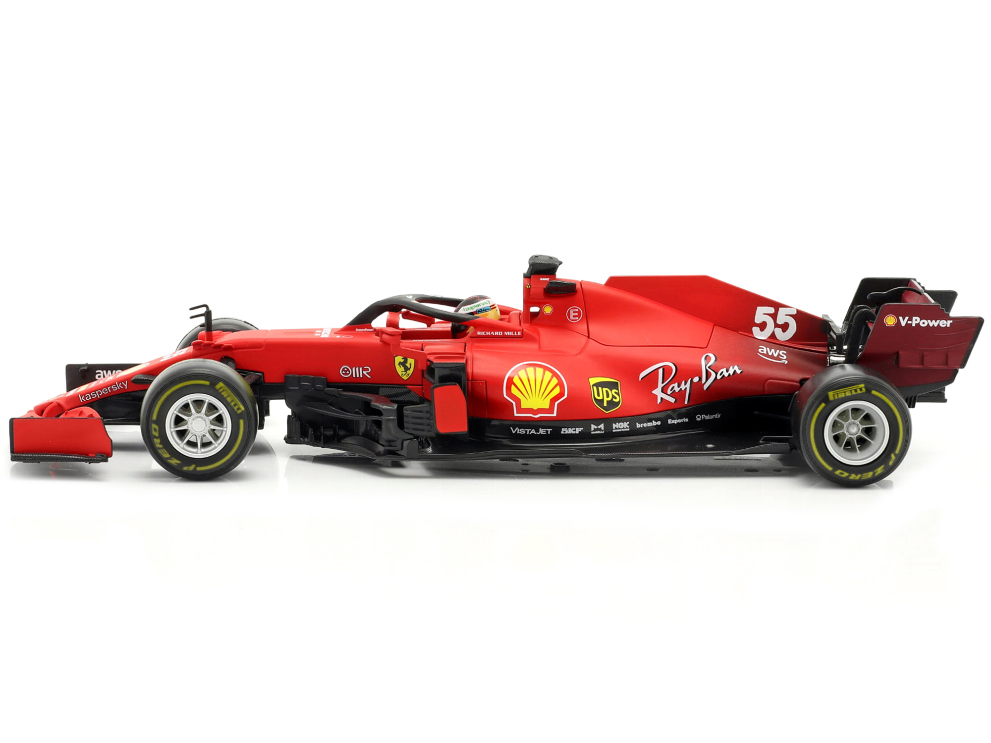 Ferrari 150 Italia #6 Felipe Massa F1 Formula One (2011) 1/18 Diecast Model Car by Hot Wheels