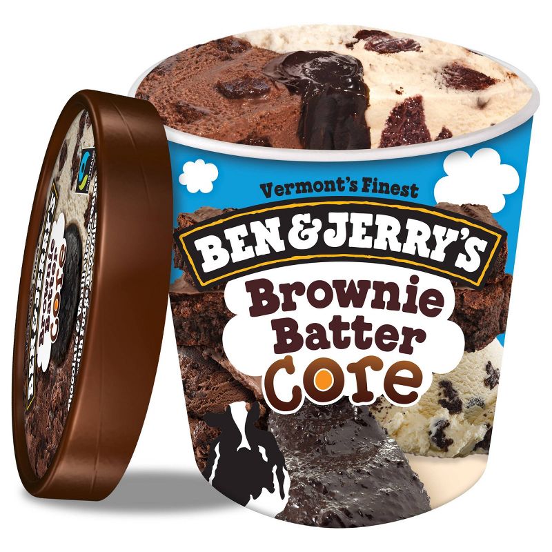 Ben & Jerry's Brownie Batter Core Ice Cream - 16oz