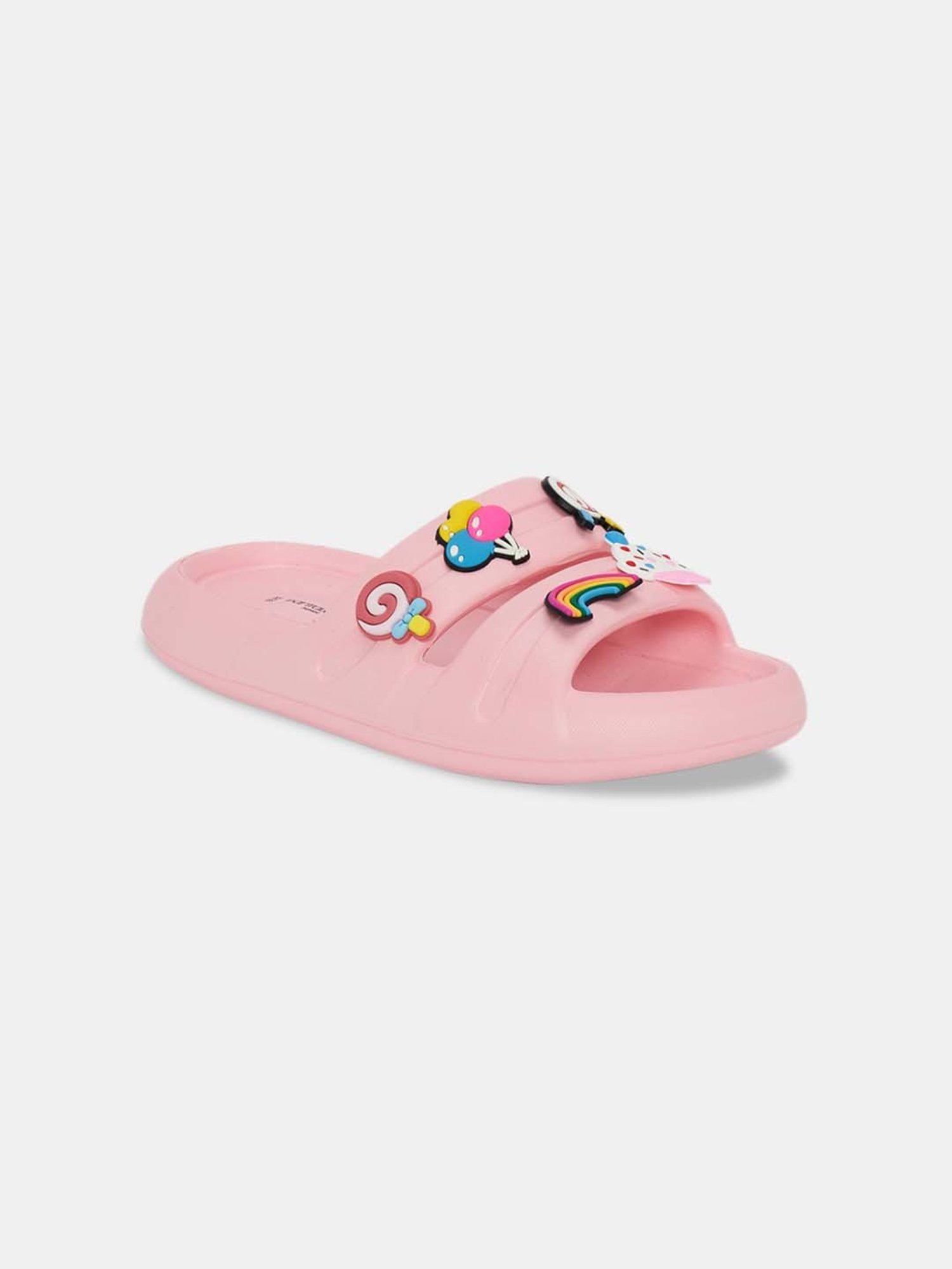 Passion Petals Kids Pink Sling Back Clogs