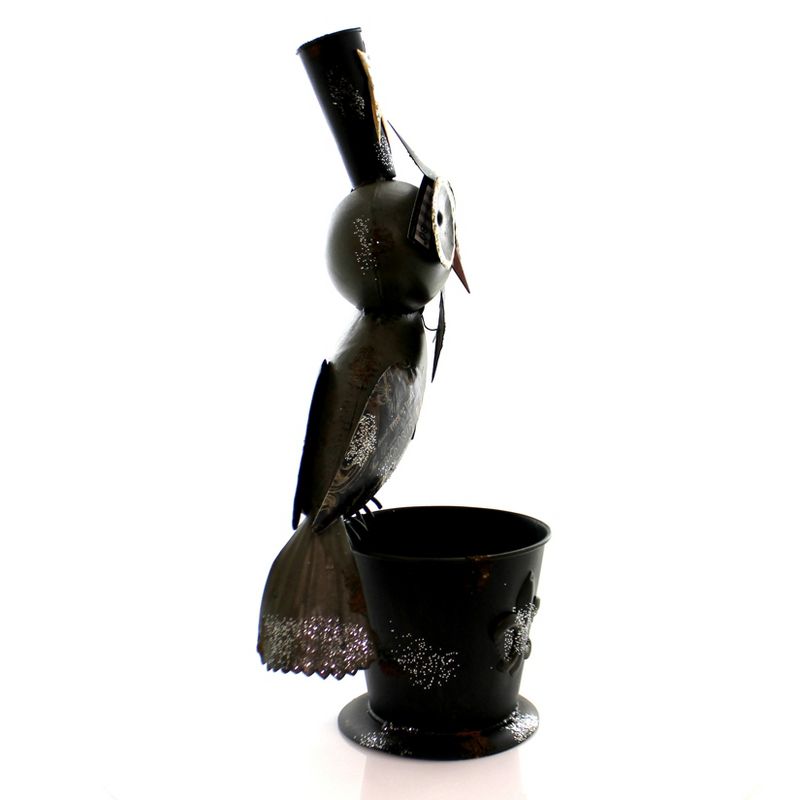 Halloween Owl Bucket  -  Decorative Figurines
