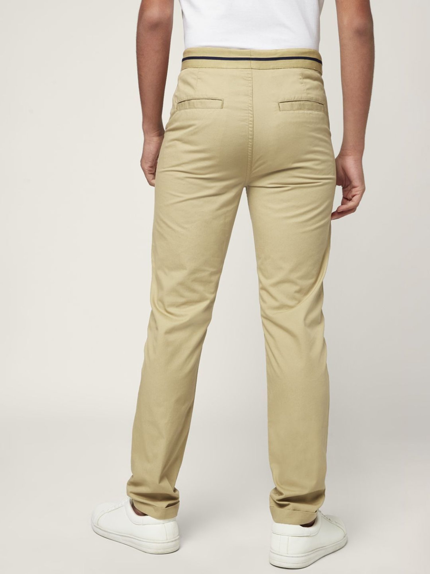 Coolsters by Pantaloons Boys Beige Cotton Regular Fit Trousers