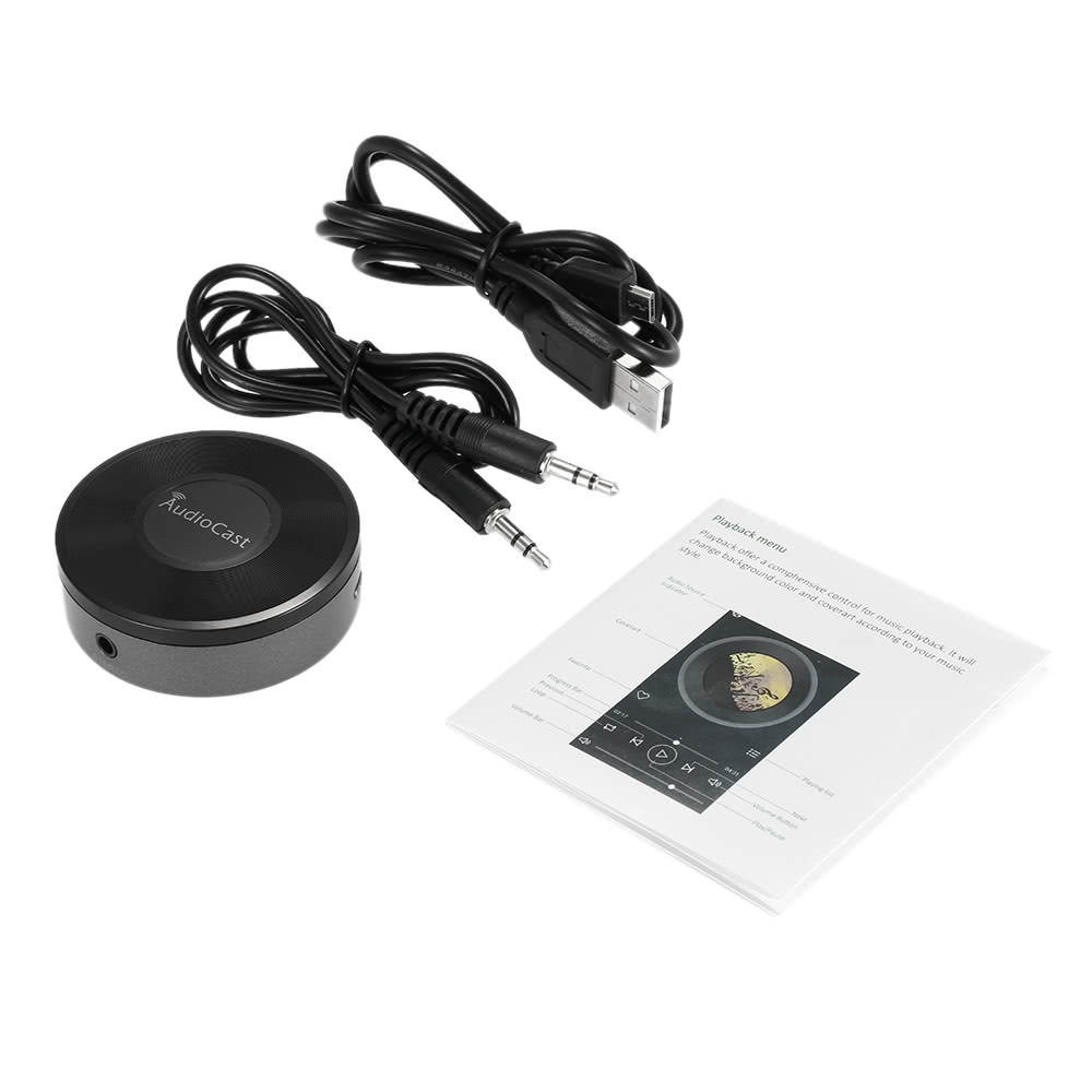 M5 AudioCast HIFI Music Receiver Airplay DLNA IOS & Android Airmusic 2.4G WIFI Audio Speaker for Spotify Wireless Sound Streamer