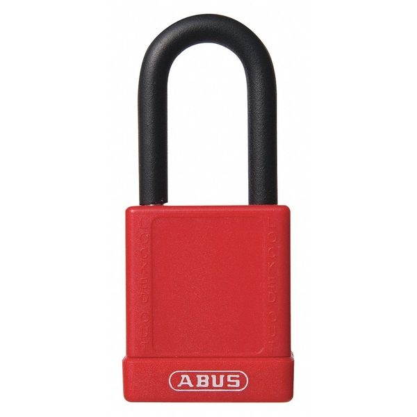 Abus Lockout Padlock,KA,Red,1-3/4"H,PK6  19676