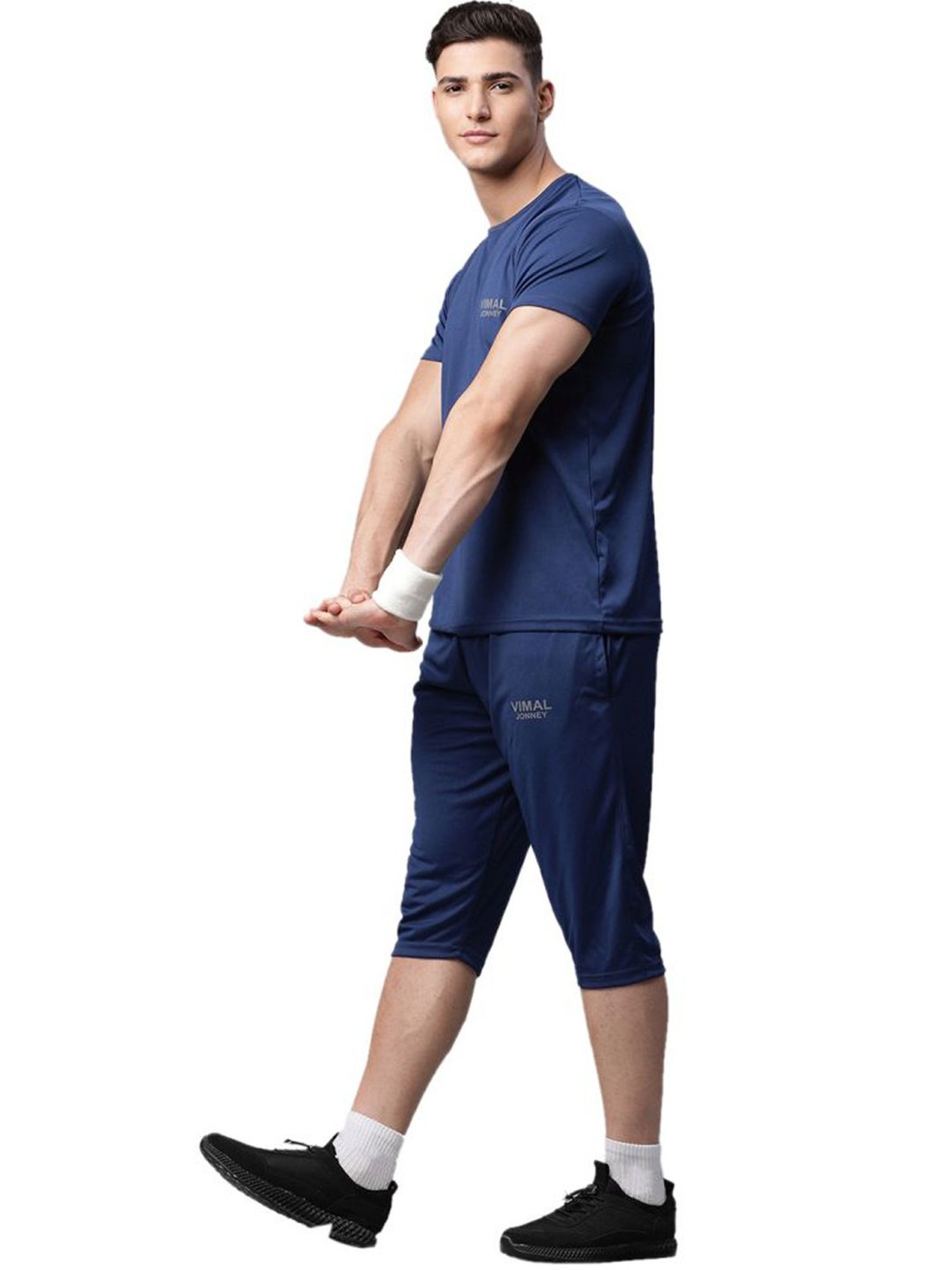Vimal Jonney Blue Regular Fit Shorts
