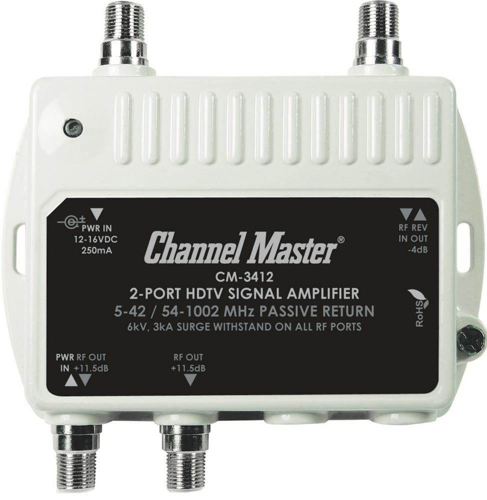 Channel Master 3412 Ultra Mini Distribution Amplifier