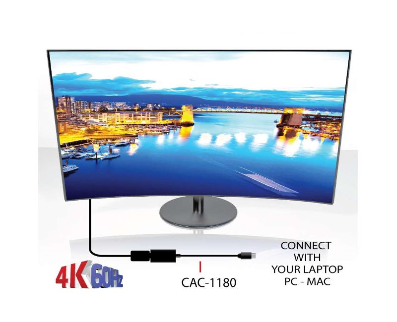 Club 3D Mini DisplayPort 1.4 to HDMI 2.0a HDR - 6.61" HDMI/Mini DisplayPort A/V Cable for Audio/Video Device