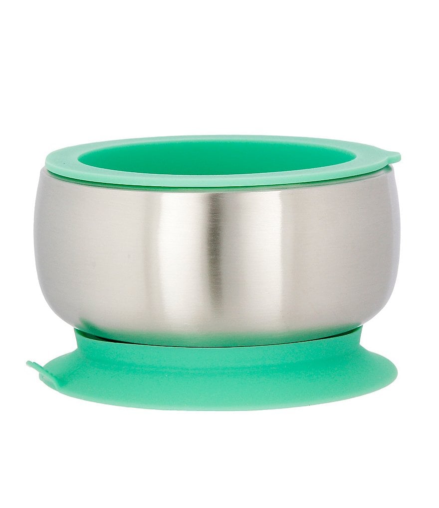 Avanchy Stainless Steel Suction Baby Feeding Bowl & Air Tight Lid