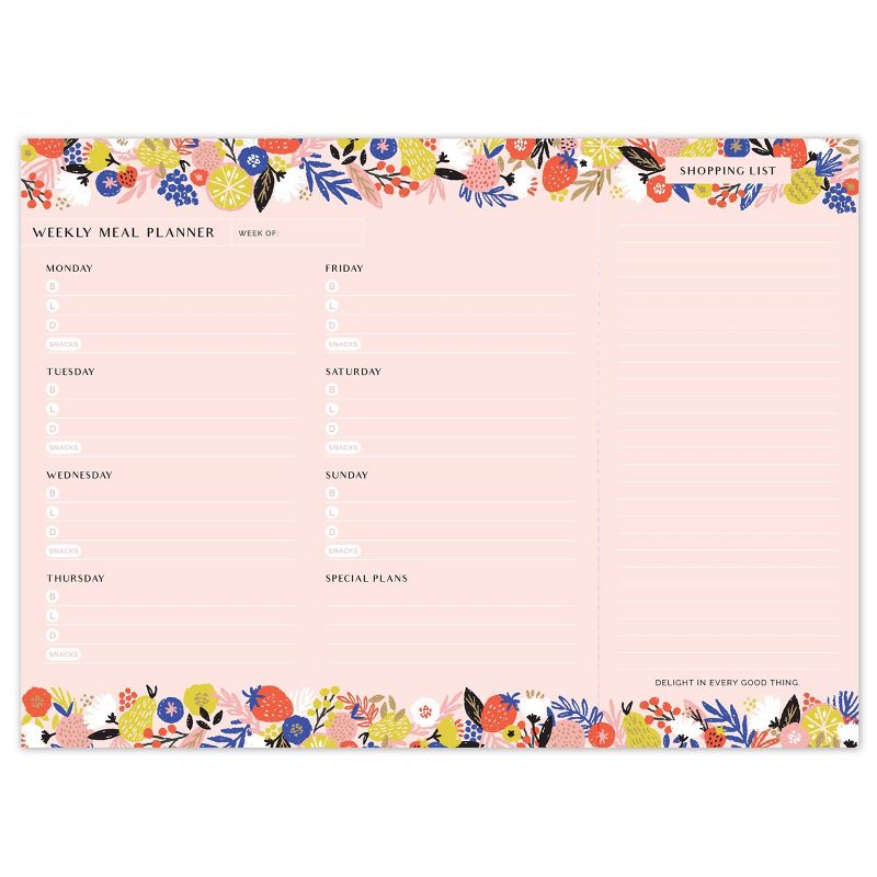 Undated Teacher Planner 8.5" x 11" Large Weekly Lesson Plan Book Botanical Floral - TF Publishing