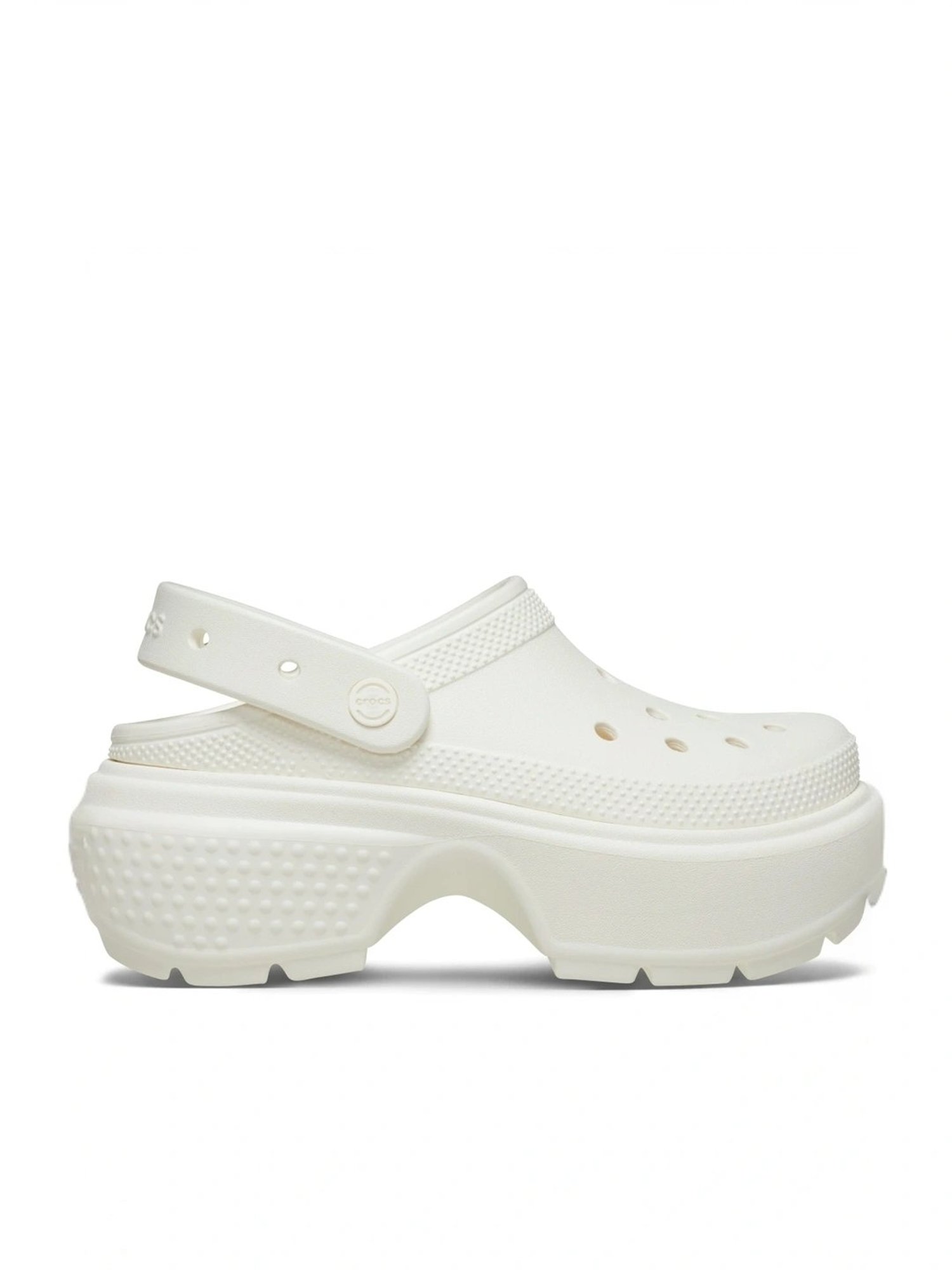 Crocs Men's Stomp White Back Strap Clogs