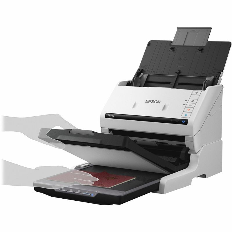 Epson WorkForce DS-530 Sheetfed Scanner - 300 dpi Optical - 30-bit Color - 24-bit Grayscale - 35 ppm (Mono) - 35 ppm (Color) - Duplex Scanning - USB