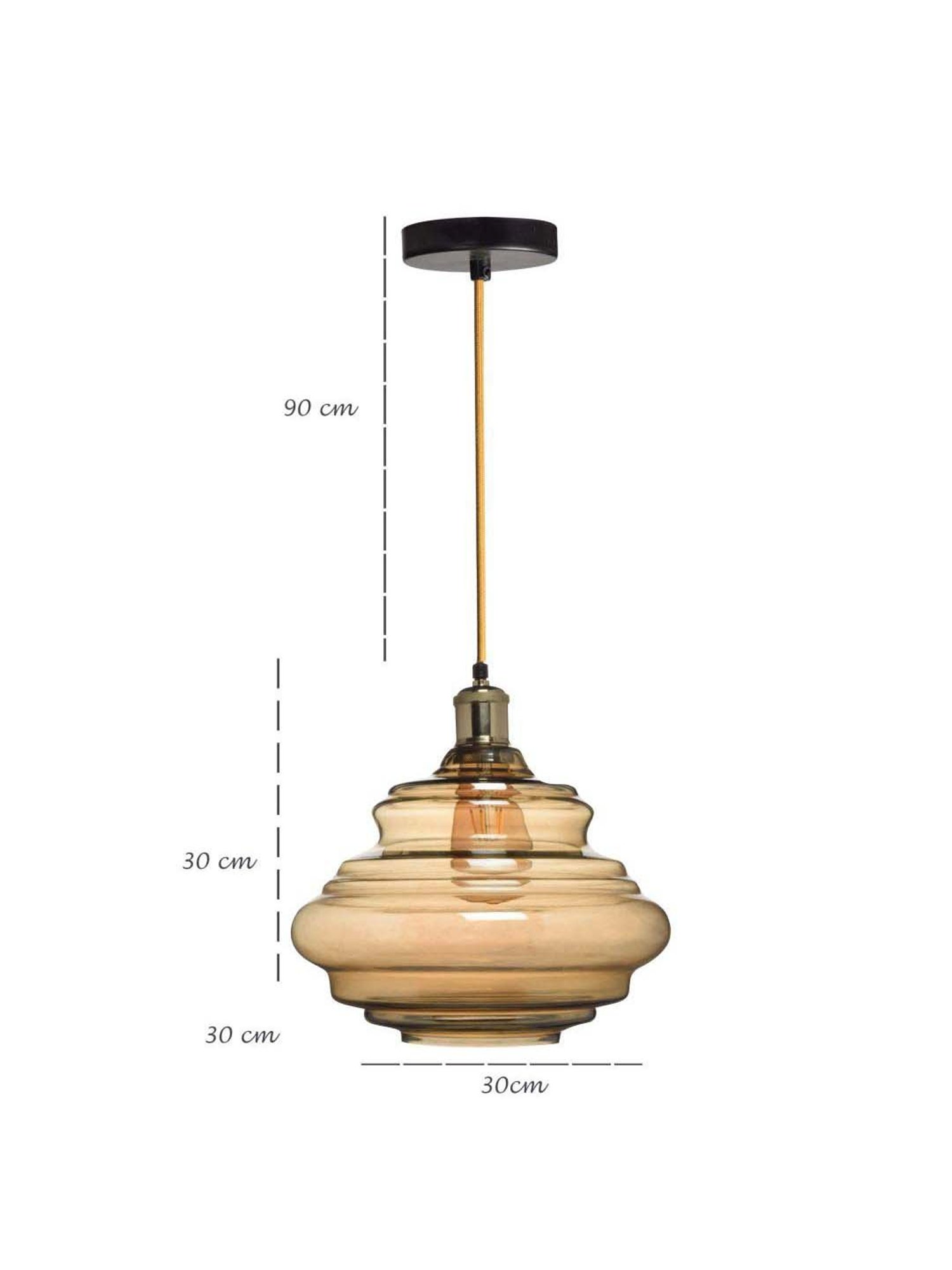 Fos Lighting Antique Brass Finish Allure 5 Light Chandelier - Set of 1