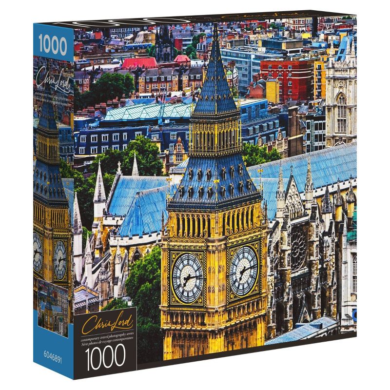 Cardinal Chris Lord: Big Ben and Westminster Abbey Puzzle - 1000pc