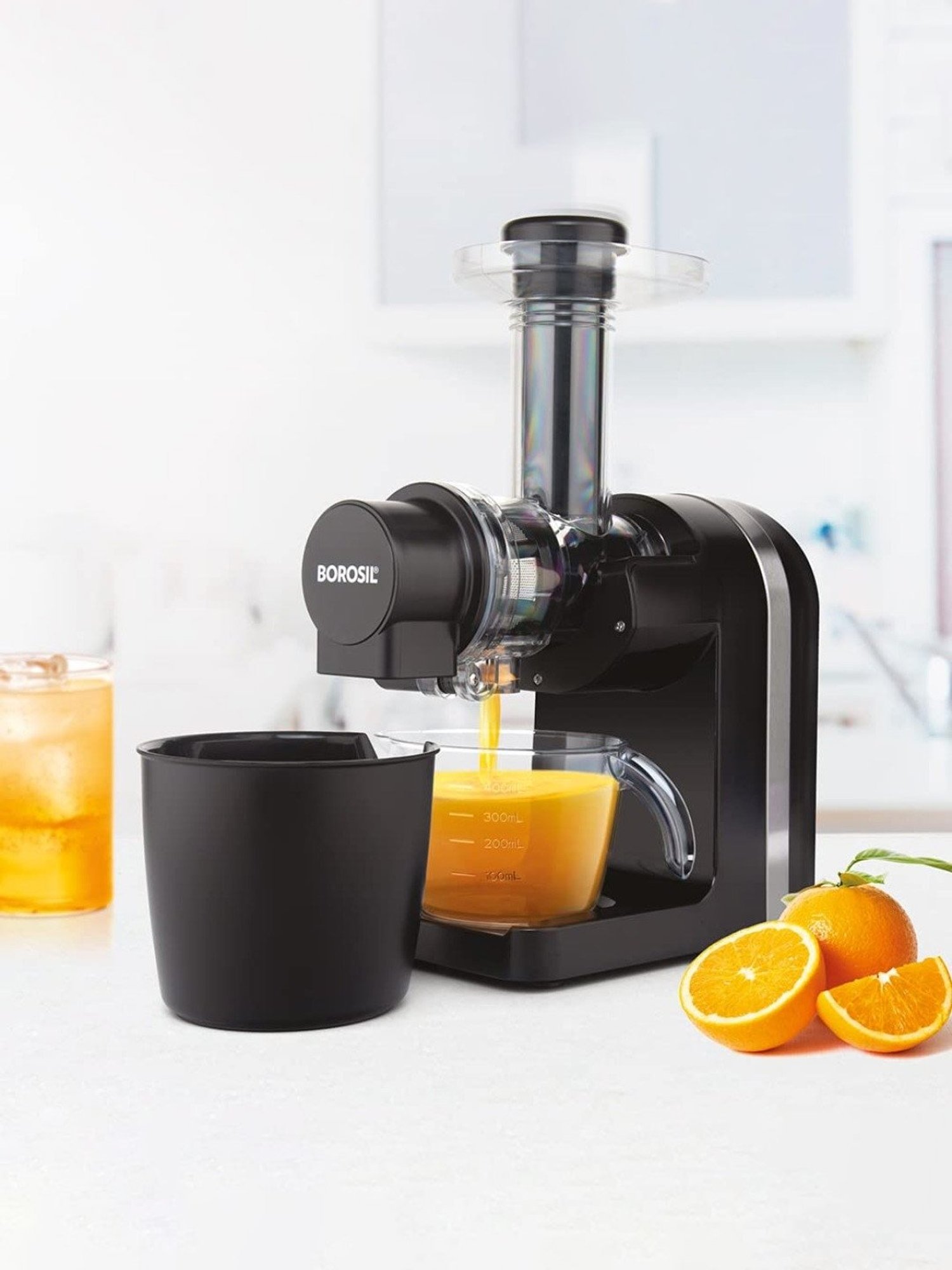 Borosil Stainless Steel Mixer Grinder Blender ( Black )