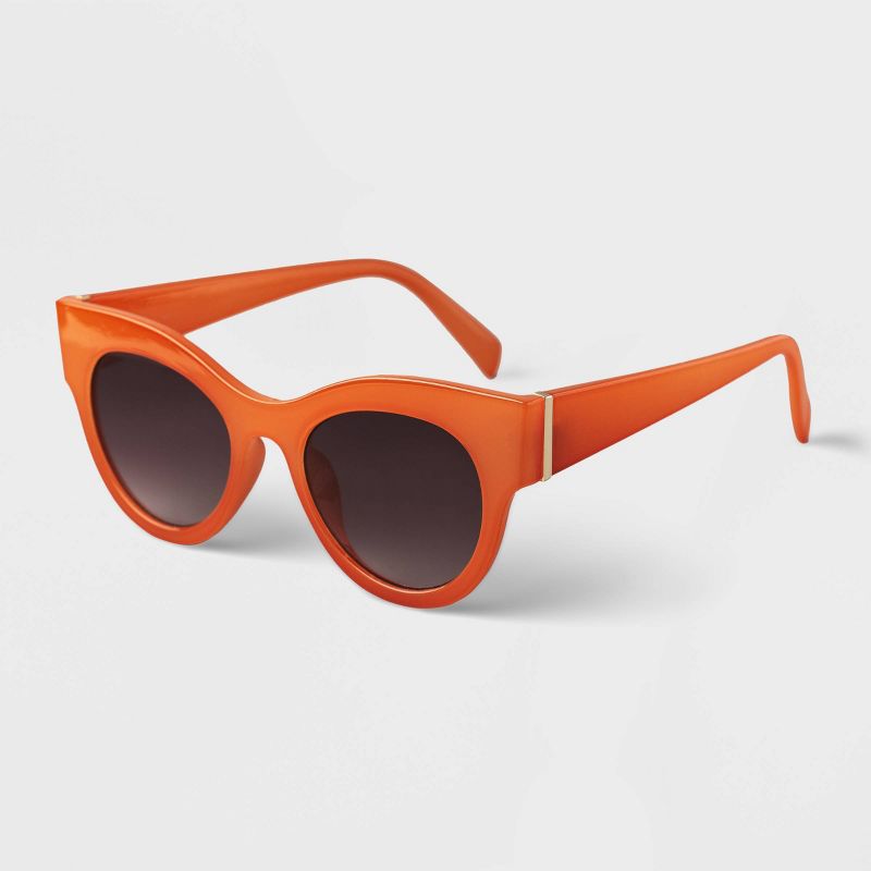 Women's Cateye Sunglasses - A New Day™ Orange