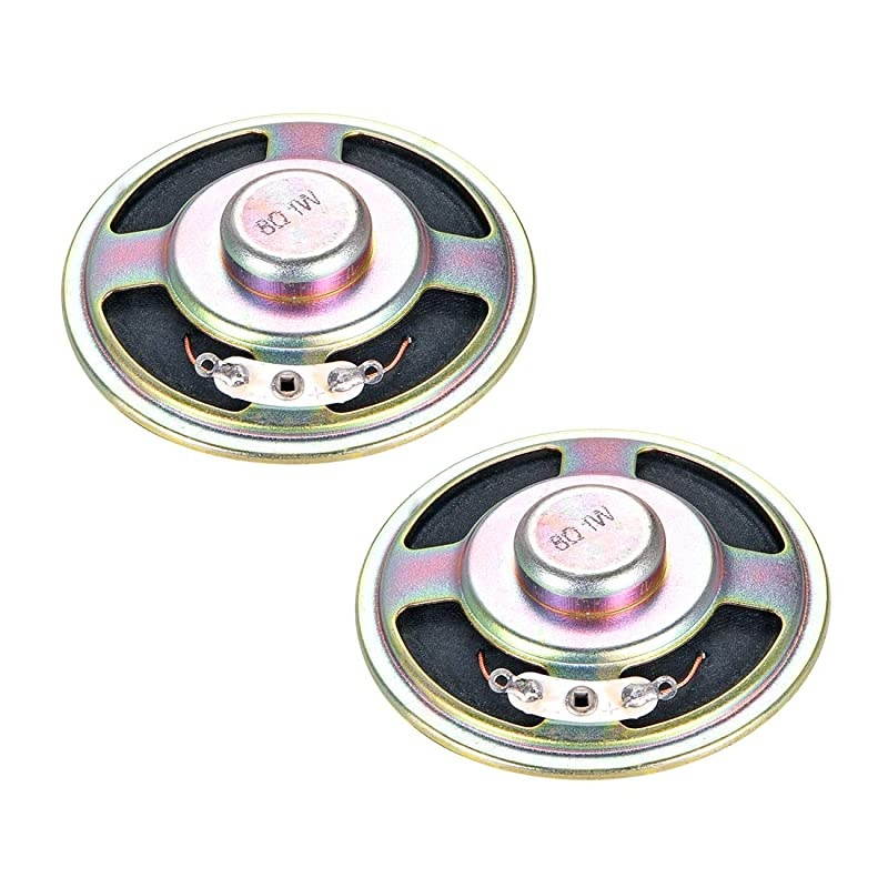 1W 8 Ohm DIY Speaker 57mm Round Shape Replacement Loudspeaker 2pcs