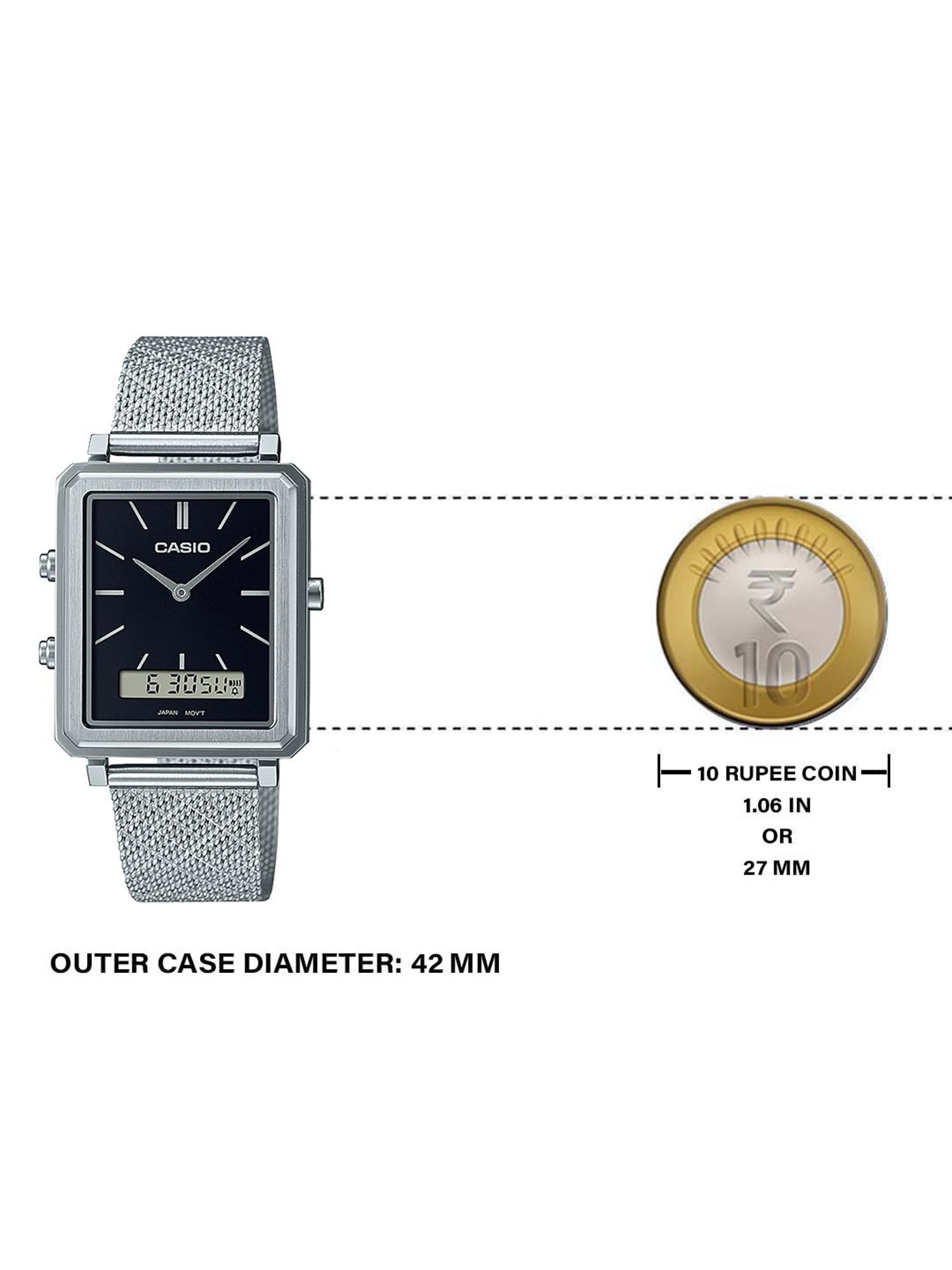 Sonata NP77070PP01 SF Analog-Digital Watch for Men