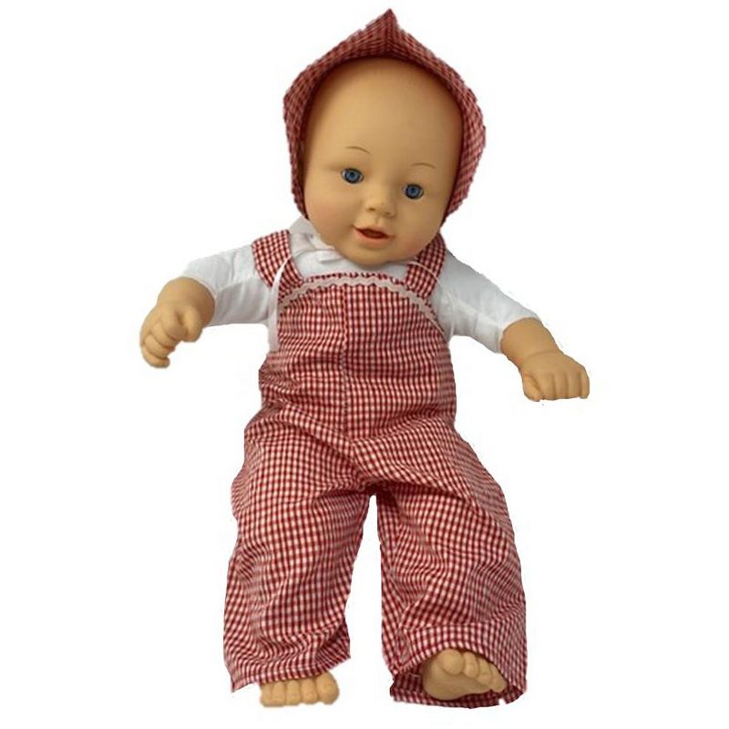 Doll Clothes Superstore Overalls With Hat Fit 18-21 Big Baby Dolls