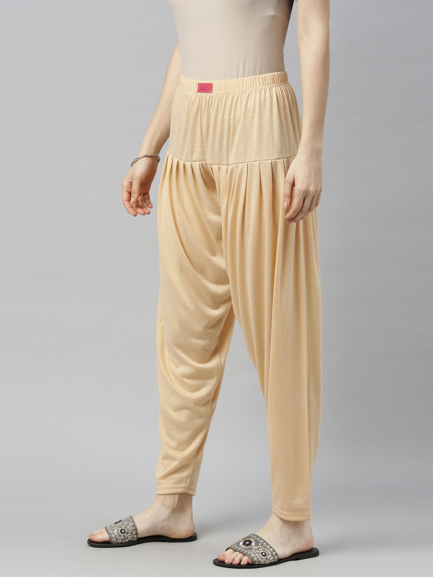 JCSS Beige Patiala Pants