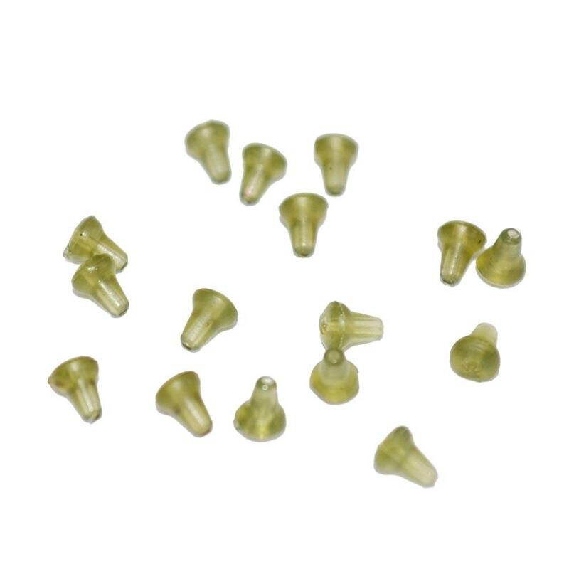 100pcs Rubber Fishing Hook Earring Backs Fishing hook Stoppers Earring Nuts Clutches