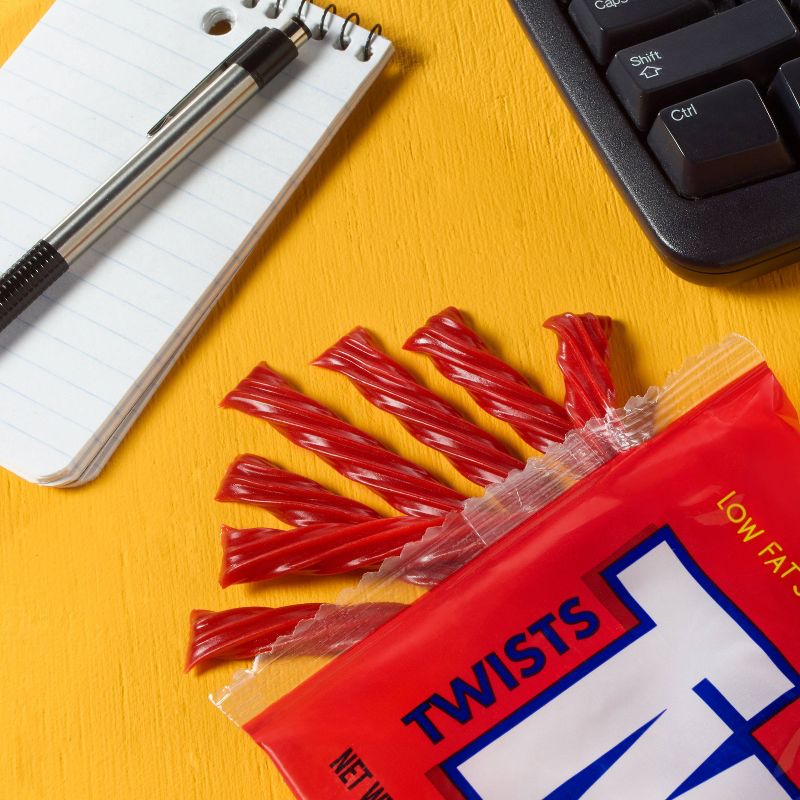 Twizzlers Twists Strawberry Licorice Candy Zipper Bag - 32oz
